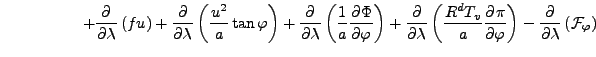 $\displaystyle \hspace{5em} + \DP{}{\lambda} \left( fu \right) + \DP{}{\lambda} ...
...a} \DP{\pi}{\varphi} \right) - \DP{}{\lambda} \left( {\cal F}_{\varphi} \right)$