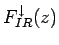 $\displaystyle F_{IR}^{\downarrow}(z)$